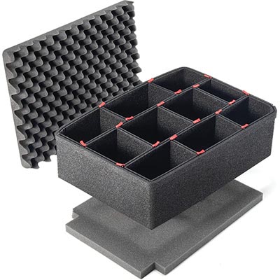 cases pelican trekpak case divider kit medium